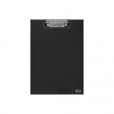 Clip board with cover FOROFIS A4 black PVC