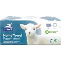 Sheet towel 3-layer LAMBI NonStop 20.3x25.5cm, 120 sheets