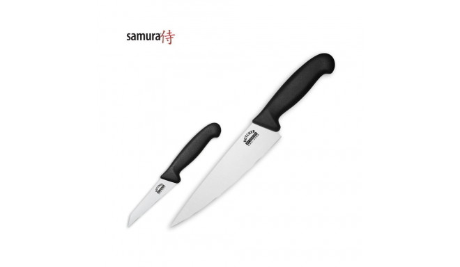 Samura Butcher Set of 2 kitchen knives: paring 91 mm Chef's 200mm from AUS 8 Japan steel 58 HRC