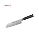 Samura MO-V Stoneuāca Santoku izurbts 7.0''/180 mm no AUS 8 Japāņu tērauda 59 HRC