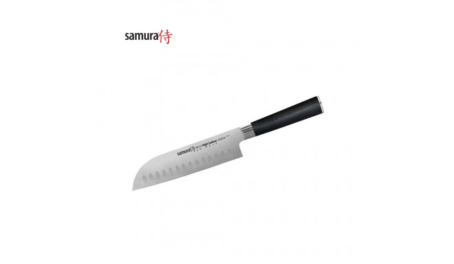 Samura MO-V Stonewash Santoku полость из низкой 7.0