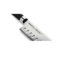 Samura MO-V Stonewash Santoku hollow ground 7.0''/180 mm. from AUS 8 Japanese steel 59 HRC