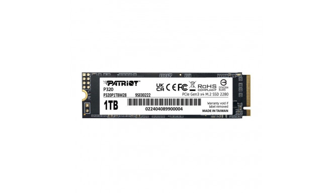 SSD PATRIOT VIPER P320 M.2 PCI-Ex4 NVMe 512GB 3GB/S (P320P512GM28)