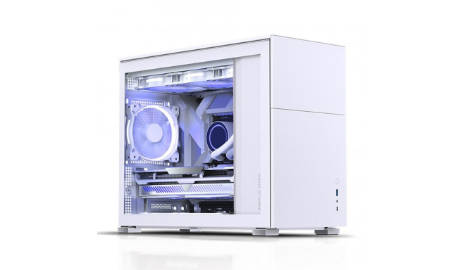 Jonsbo D31 Micro-ATX Case, Tempered Glass - white