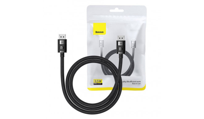 DP 8K to DP 8K cable Baseus High Definition 1.5 m (black)
