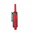 T62 PMR 446 WALKIE TALKIE BLACK-RED