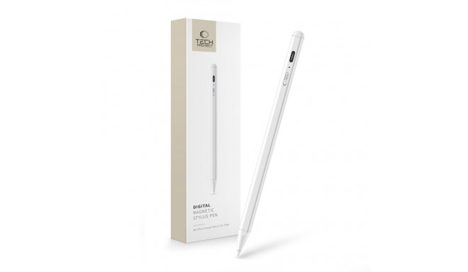 TECH-PROTECT DIGITAL MAGNETIC STYLUS PEN IPAD WHITE