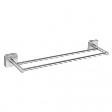 Double towel holder Kapitan QUATTRO 42 62 99, satin