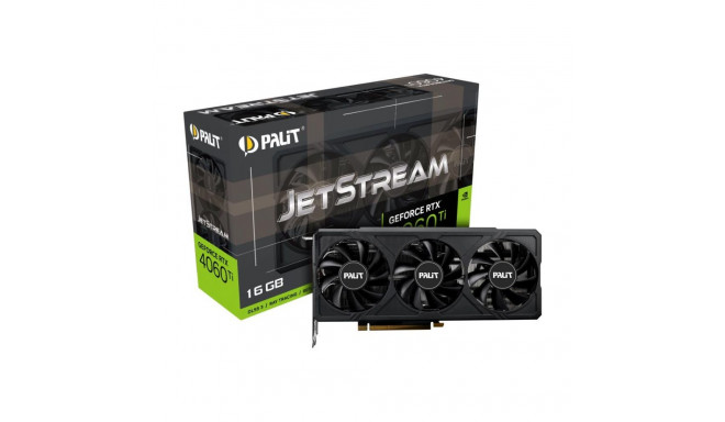 Palit GeForce RTX 4060 Ti JetStream 16GB GDDR6 graphics card (NE6406T019T1-1061J)