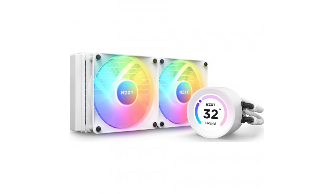 NZXT Kraken Elite 240 RGB liquid cooling system, white