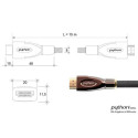 Alcasa GC-M0021 HDMI cable 15 m HDMI Type A (Standard) Black