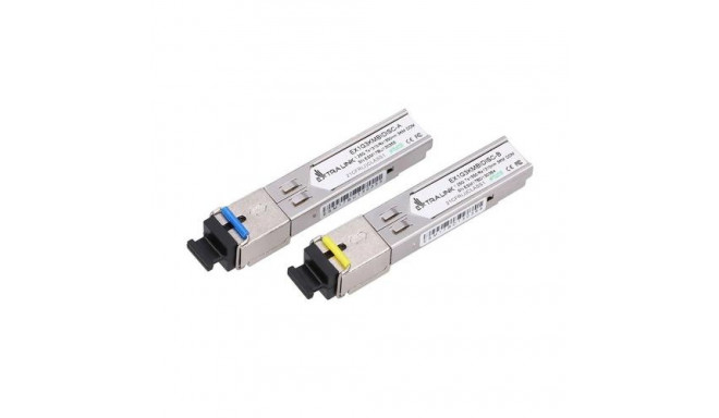 Extralink SFP WDM Module SFP 1.25G 1,25Gbps, 1310/1550nm, single mode, 3km, SC, DOM, pair