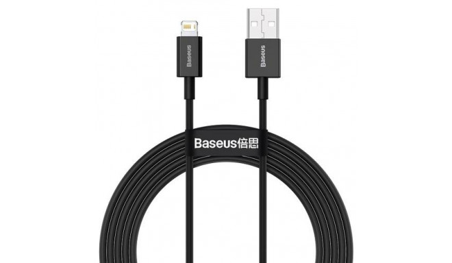 Baseus CATLYS-A01 USB cable 2 m USB A USB C/Lightning Black