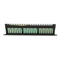 Extralink Patchpanel CAT6 UTP 0.5U 24 port