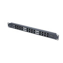 Extralink PoE Injector 12 Port 12x 100Mb/s RJ45, Rackmount