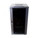 Extralink Rackmount cabinet 27U 600x600 Black standing