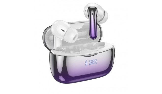 HOCO wireless earphones bluetooth TWS ANC + ENC EQ16 purple glaze