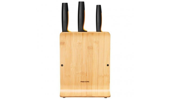 FISKARS FF KNIFE BLOCK BAMBOO 3 PCS FSC