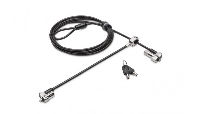 Product Summary:
The Kensington NanoSaver Dual Head Keyed Laptop Lock