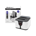 QOLTEC 50309 HDD SSD 2.5 3.5 docking station / SATA III / USB 3.0 / Super speed 5Gb/s / with Clonnin