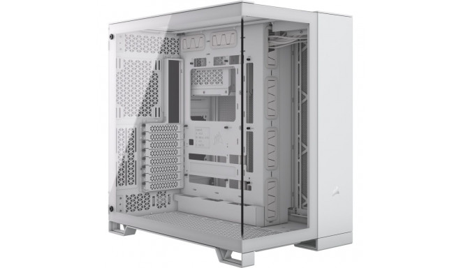 Corsair 6500X, tower case (white, tempered glass)