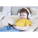 Lenco HP-010, headphones (blue, 3.5 mm jack)