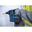 Bosch cordless hammer drill GBH 18V-28 CF Professional, with GDE 18V-16 (blue/black, 2x battery ProC