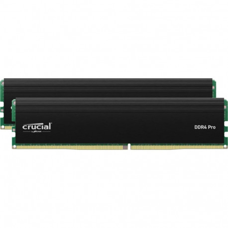 Crucial DIMM 32 GB DDR4-3200 Kit, memory (black, CP2K16G4DFRA32A, PRO, XMP)