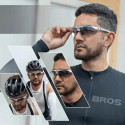 Rockbros 10002 polarizing cycling glasses - white