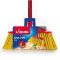 Broom VILEDA 2in1 Garden Outdoor (red/yellow)