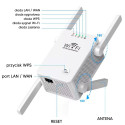 AK341 WZMACNIACZ SYGNAŁU Wi-Fi REPEATER