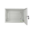 RACK CABINET 19" WALL-MOUNT 4U+3U/540X200 LOW-PROFILE GREY LANBERG (ASSEMBLED)