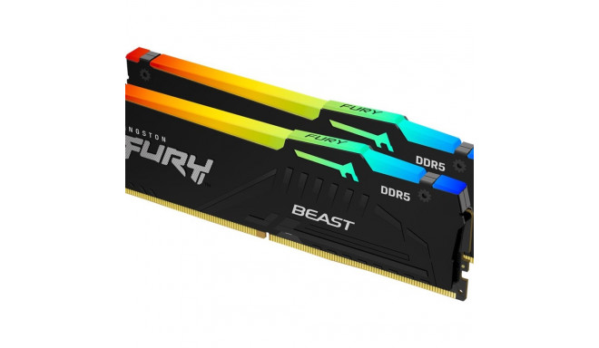 KINGSTON 32GB 6000MT/s DDR5 CL30 DIMM Kit of 2 FURY Beast RGB XMP