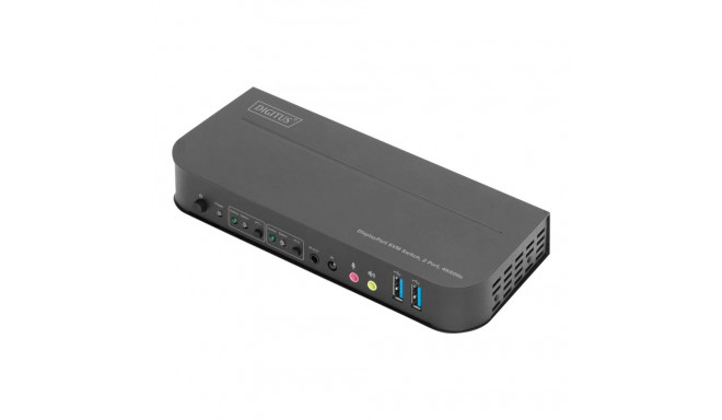 DIGITUS KVM Lüliti 2x1 DP DP/HDMI Väljund USB 4Kx2K60Hz