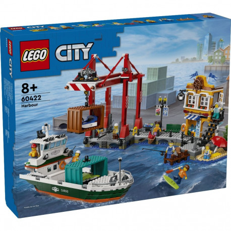 LEGO City Meresadam koos kaubalaevaga