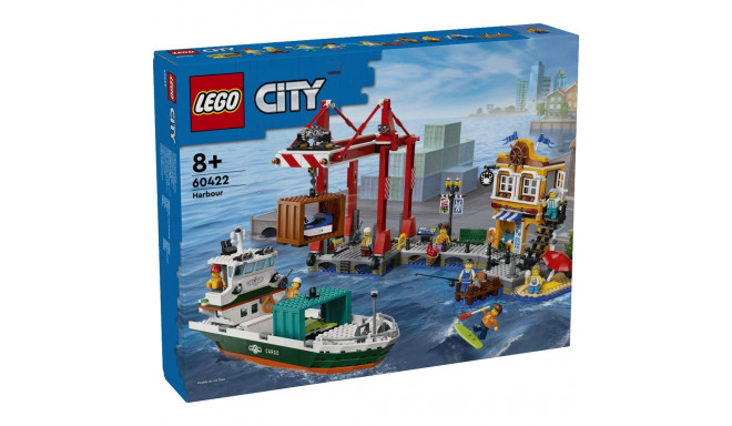 LEGO City Meresadam koos kaubalaevaga