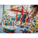 LEGO City Meresadam koos kaubalaevaga