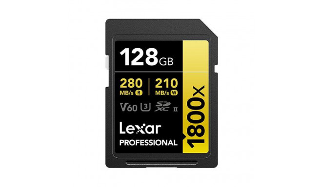 Lexar Professional 1800x 128 GB SDXC UHS-II Class 10