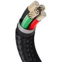 BASEUS cable USB A to Lightning 2,4A Cafule Metal 1 m black