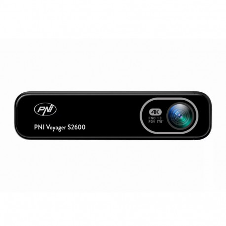 Auto DVR kaamera PNI Voyager S2600 WiFi 4K Ultra HD, ilma ekraanita, parkimise jälgimise funktsioon,