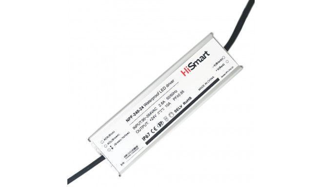 Power supply 24V, 10A, 240W, PFC, IP67