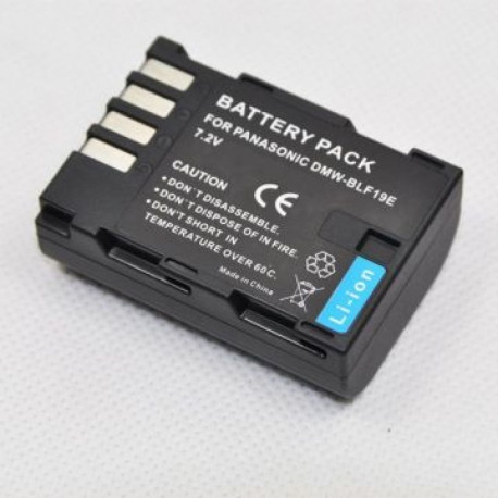 Replacement Battery Panasonic DMW-BLF19, 1860mAh