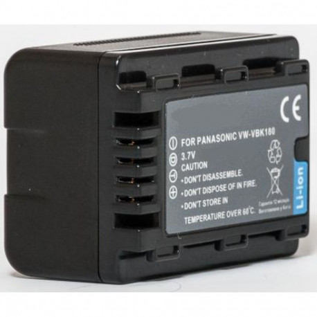 Replacement Battery Panasonic VW-VBK180, 1790mAh