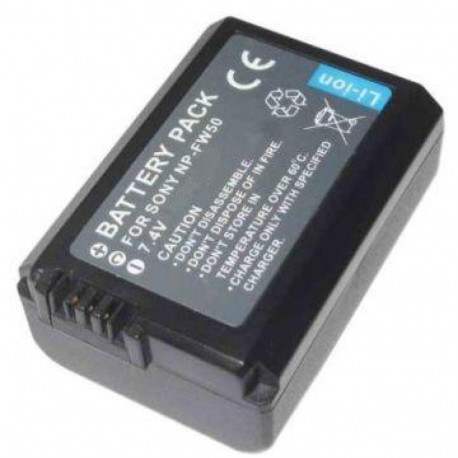 Replacement Battery Sony NP-FW50, 1500mAh