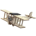 Solar Powered Toy  Biplane Flying Star