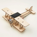 Solar Powered Toy  Biplane Flying Star