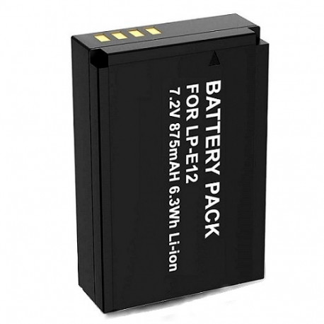 Replacement Battery Canon LP-E12, 875mAh