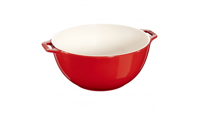 Staub kauss kahe käepidemega - 25 cm, punane