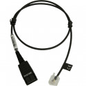 "Jabra Anschlusskabel QD auf RJ45 (unbalanced) glatt 0,5m"