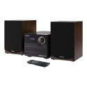 Sharp | Hi-Fi Micro System | XL-B517D(BR) | Brown | USB port | AUX in | Bluetooth | CD player | FM r